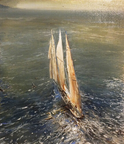Sailing di Artem Brazhnik, Pittura in vendita su Singulart