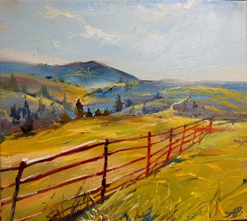 Carpathian mountains van Artem Brazhnik, Schilderij te koop op Singulart