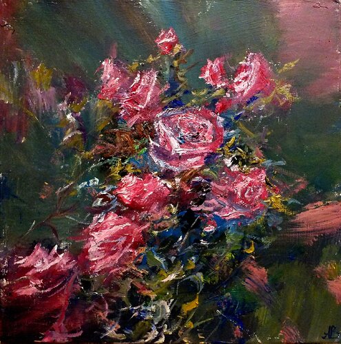 Bouquet by Artem Brazhnik, Painting for Sale on Singulart