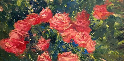 Roses di Artem Brazhnik, Pittura in vendita su Singulart