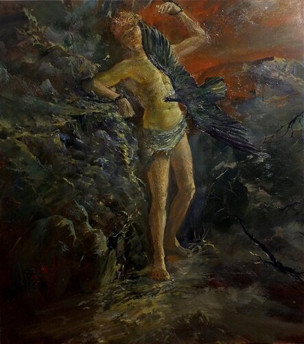 Prometheus de Artem Brazhnik, Pintura a la venta en Singulart