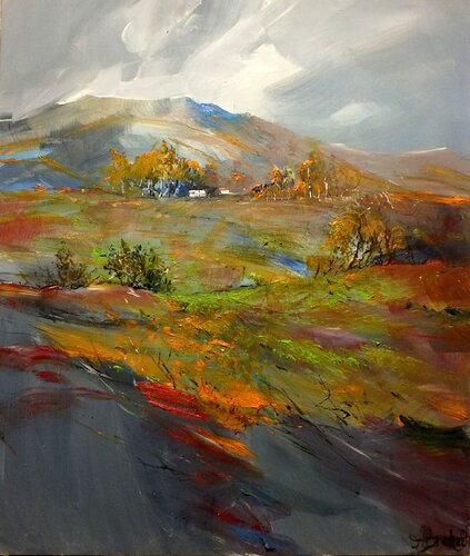 Mountains de Artem Brazhnik, Pintura a la venta en Singulart