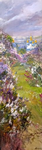 Spring in Kiev par Artem Brazhnik, Peinture en vente sur Singulart
