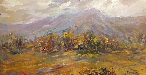 Mountains de Artem Brazhnik, Pintura a la venta en Singulart