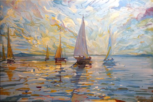 Summertime di Artem Brazhnik, Pittura in vendita su Singulart