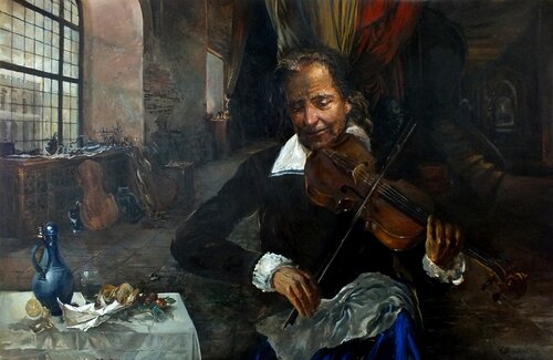An Old Master by Artem Brazhnik, Painting for Sale on Singulart