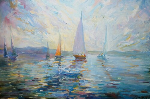 Summertime par Artem Brazhnik, Peinture en vente sur Singulart