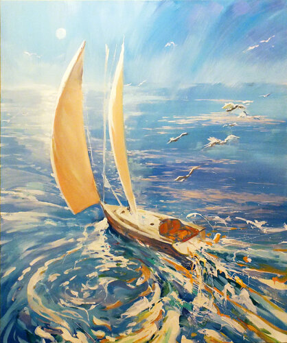 Sailing von Artem Brazhnik, Malerei kaufen auf Singulart