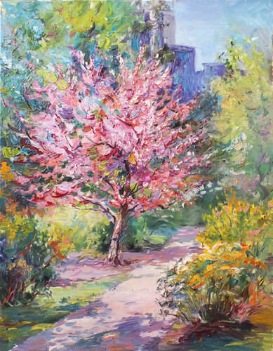 Blooming Tree di Artem Brazhnik, Pittura in vendita su Singulart