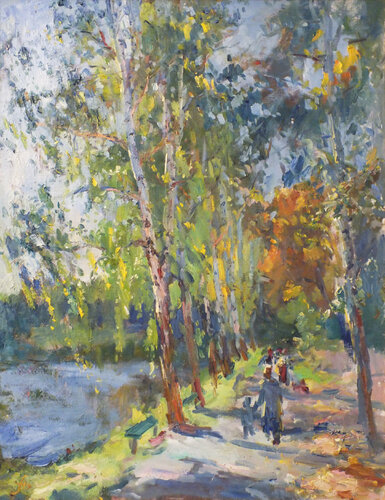 Autumn is coming di Artem Brazhnik, Pittura in vendita su Singulart