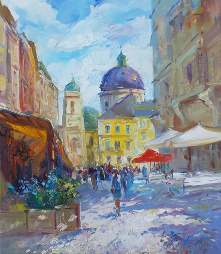 Sunny day di Artem Brazhnik, Pittura in vendita su Singulart