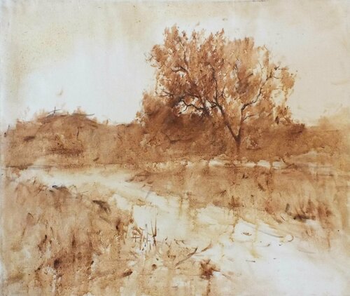 Autumn in Crimea de Artem Brazhnik, Pintura a la venta en Singulart