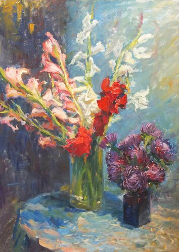 Bouquet by Artem Brazhnik, Painting for Sale on Singulart