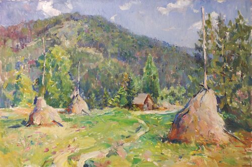 Carpathian Mountains by Artem Brazhnik, Painting for Sale on Singulart