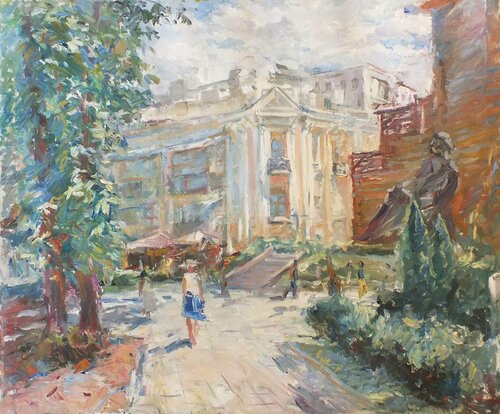 Cityscape, Kiev by Artem Brazhnik, Painting for Sale on Singulart
