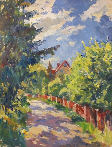 Evening Shadows di Artem Brazhnik, Pittura in vendita su Singulart