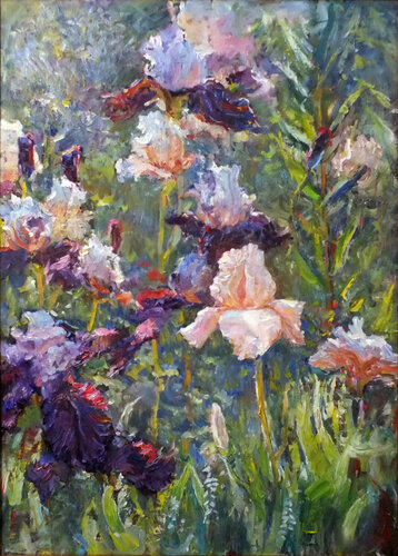 Irises de Artem Brazhnik, Pintura a la venta en Singulart