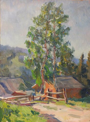 Morning in the Mountains von Artem Brazhnik, Malerei kaufen auf Singulart