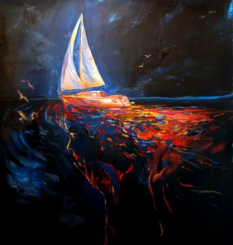Night Fantasy von Artem Brazhnik, Malerei kaufen auf Singulart