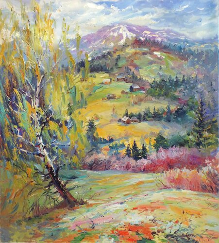 Spring in the Mountains von Artem Brazhnik, Malerei kaufen auf Singulart