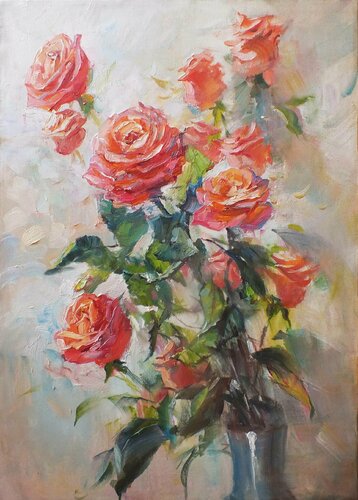 Bouquet van Artem Brazhnik, Schilderij te koop op Singulart