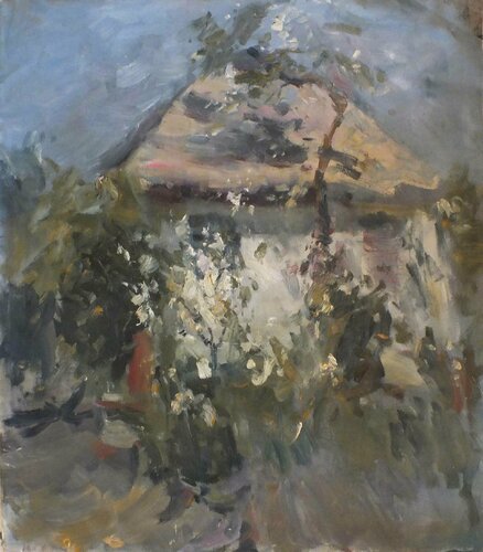 Ukrainian village de Artem Brazhnik, Pintura a la venta en Singulart