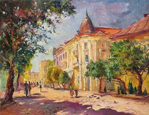 Sunny day di Artem Brazhnik, Pittura in vendita su Singulart