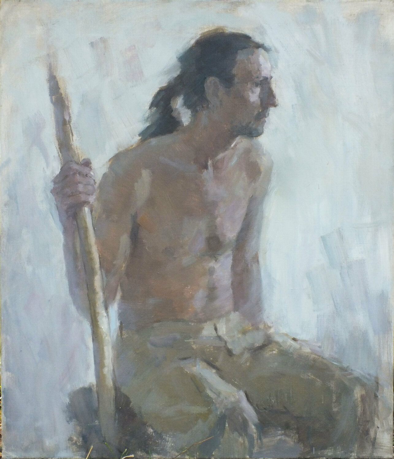 Portrait Artem Brazhnik Dipinto originale in vendita