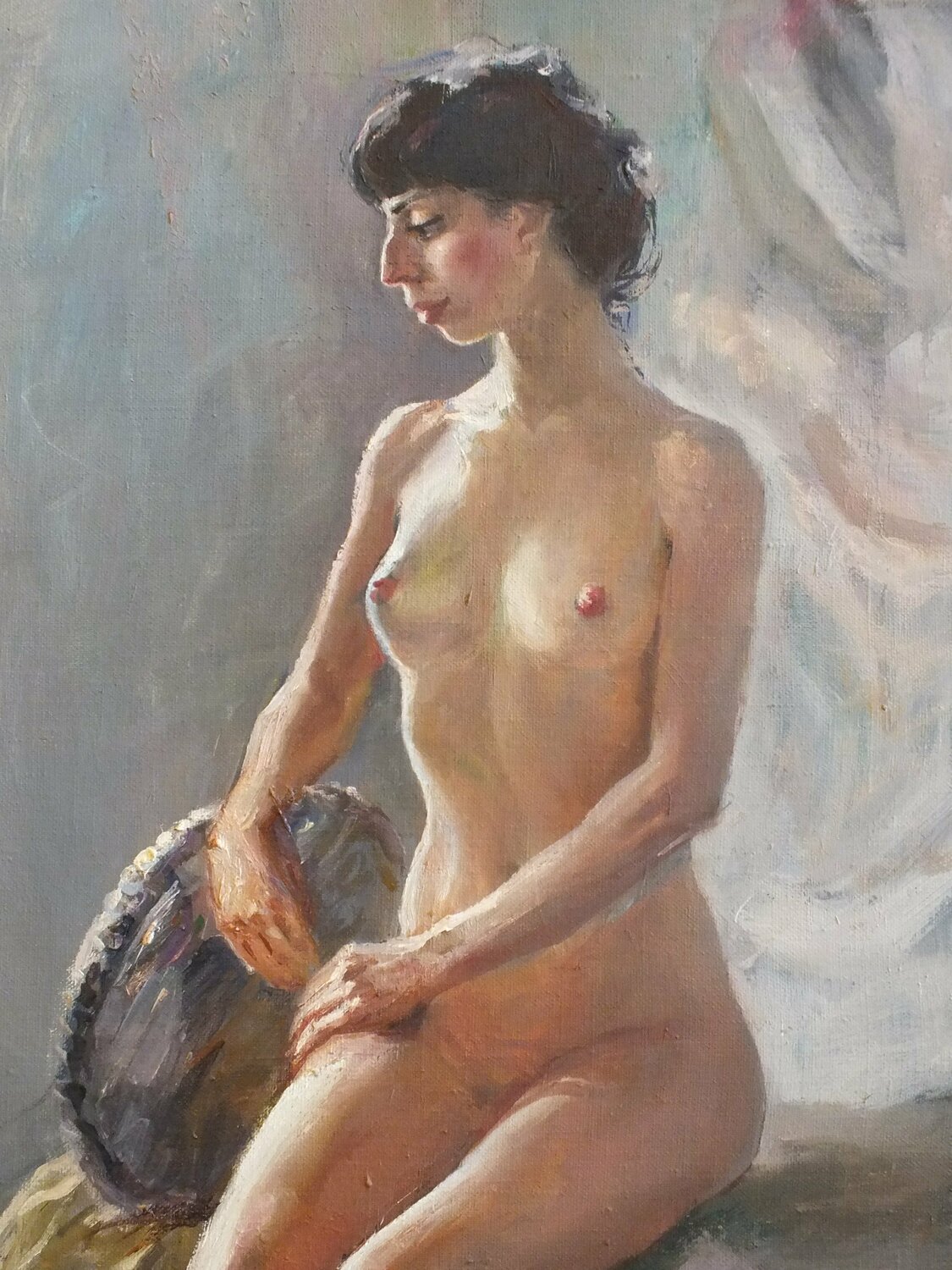 Nude Artem Brazhnik Original painting for sale