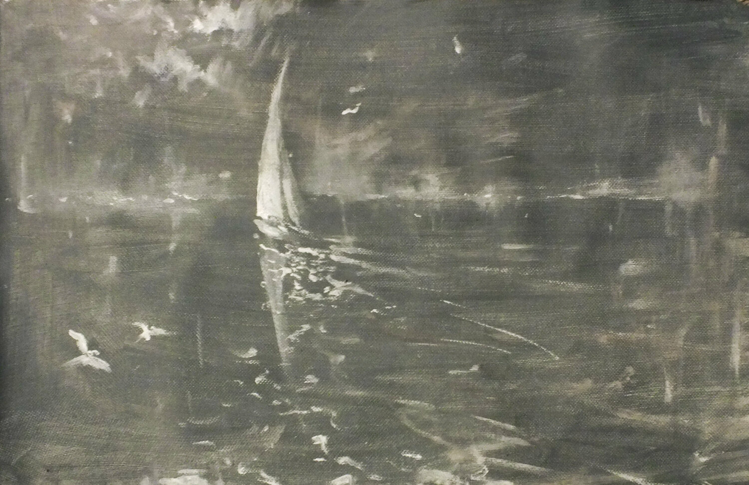 Sailing Artem Brazhnik Peinture originale à vendre