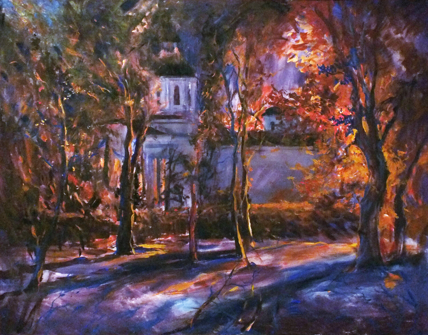 Spring Night Artem Brazhnik Original painting for sale