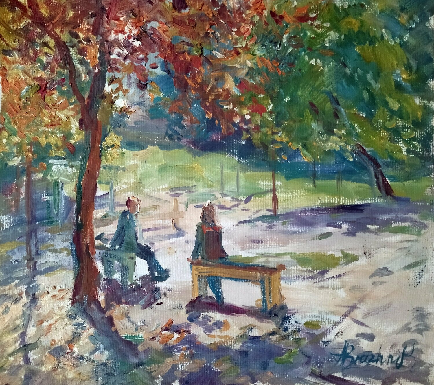Sunny Artem Brazhnik Origineel schilderij te koop