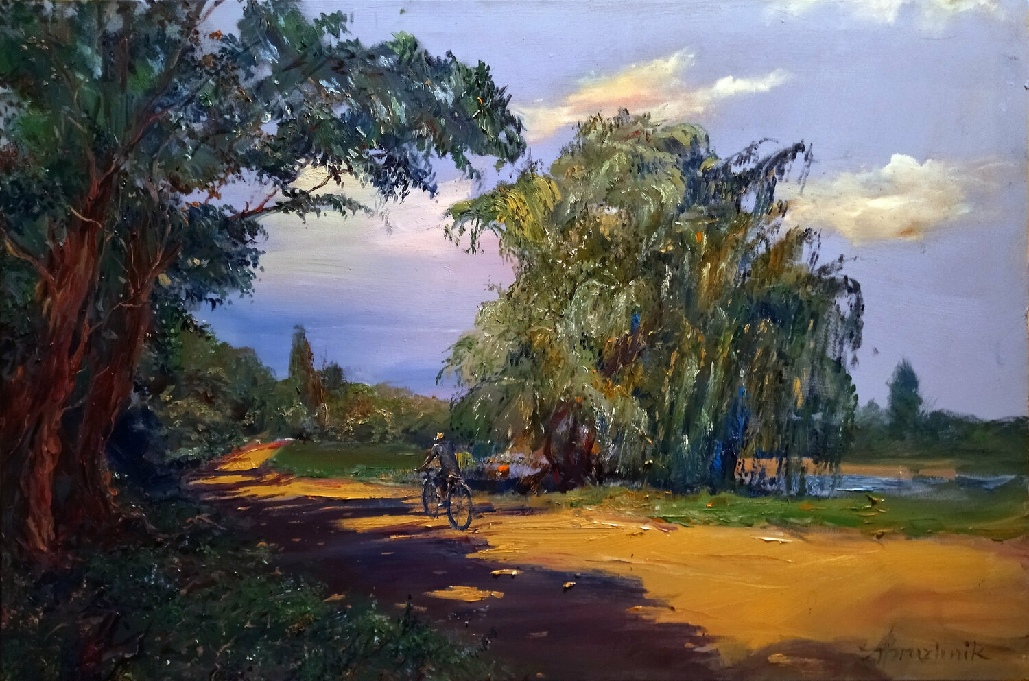 Sunny day Artem Brazhnik Origineel schilderij te koop