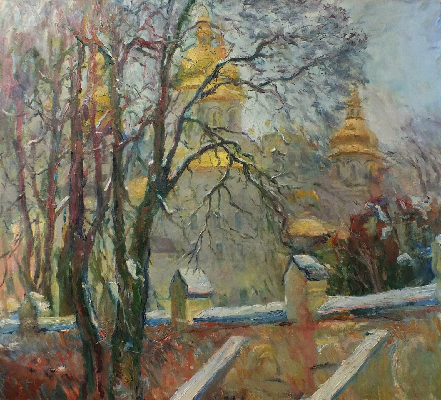 Kiev Pechersk Lavra Artem Brazhnik Dipinto originale in vendita