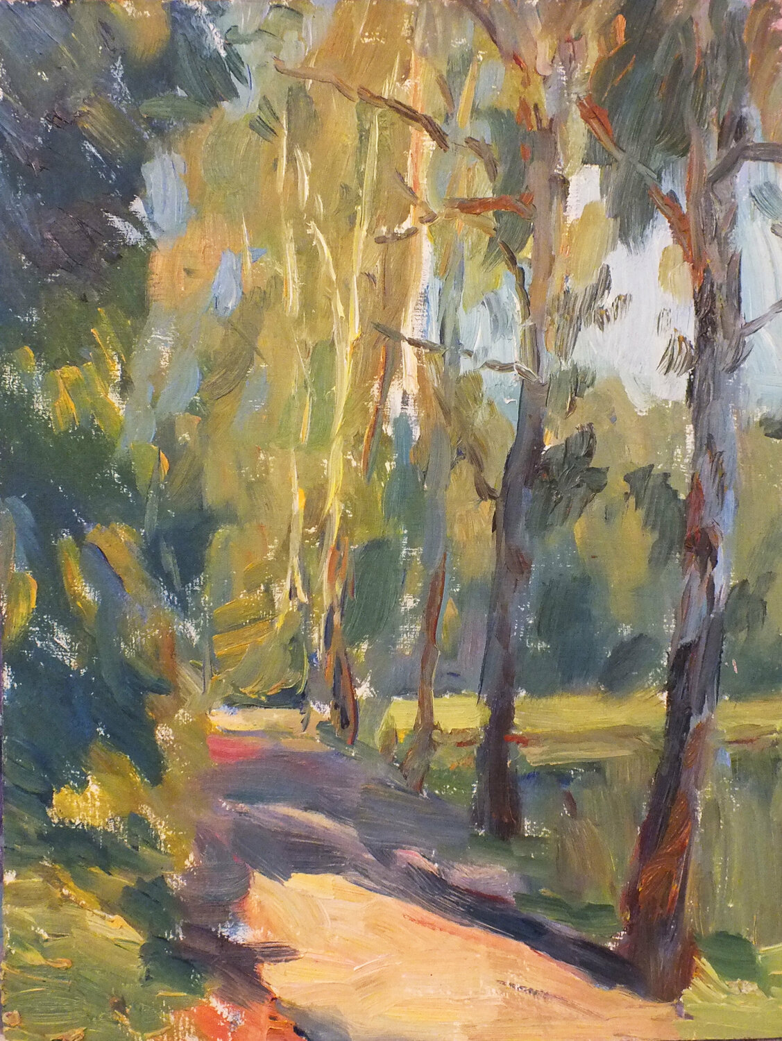Autumn landscape Artem Brazhnik Origineel schilderij te koop