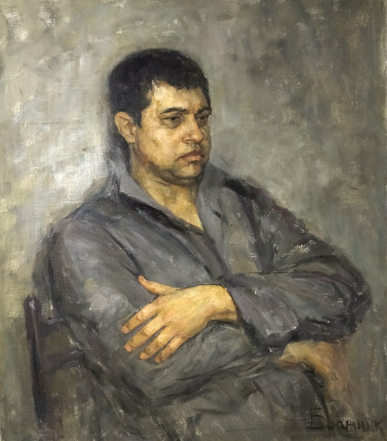 Father Artem Brazhnik Dipinto originale in vendita