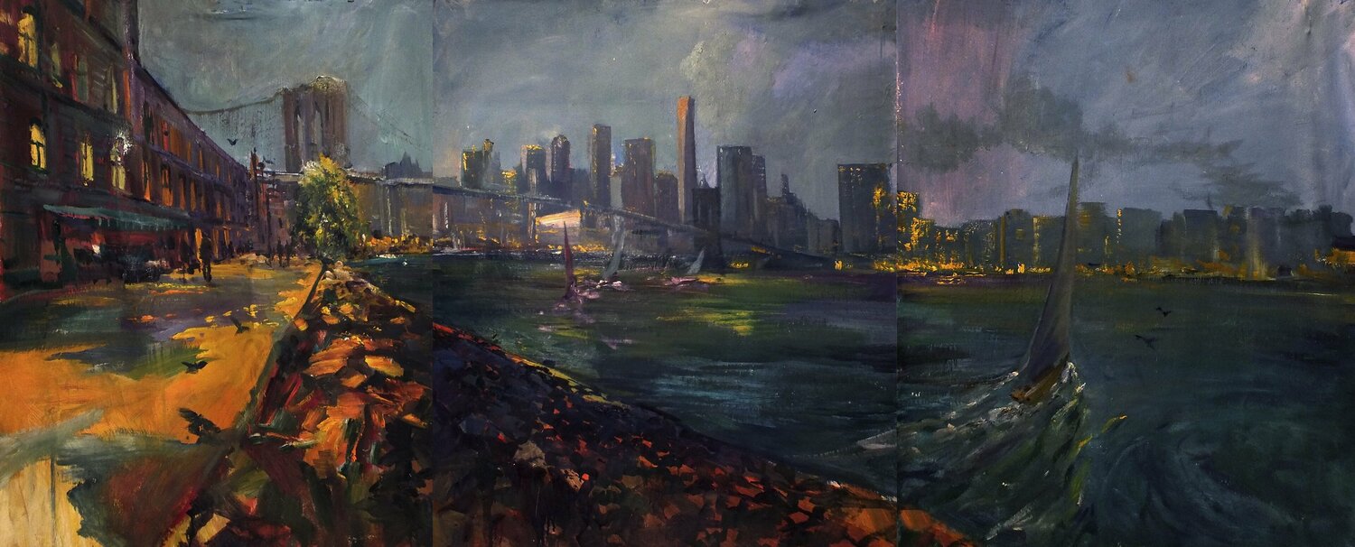New York Artem Brazhnik Originalgemälde zu verkaufen