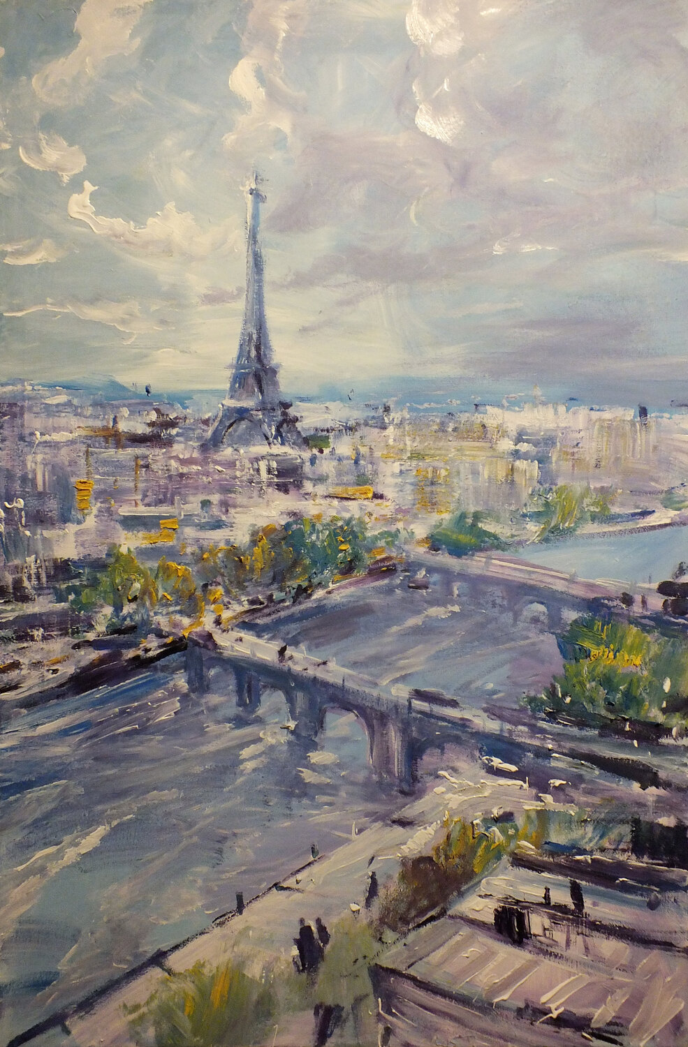Paris Artem Brazhnik Dipinto originale in vendita