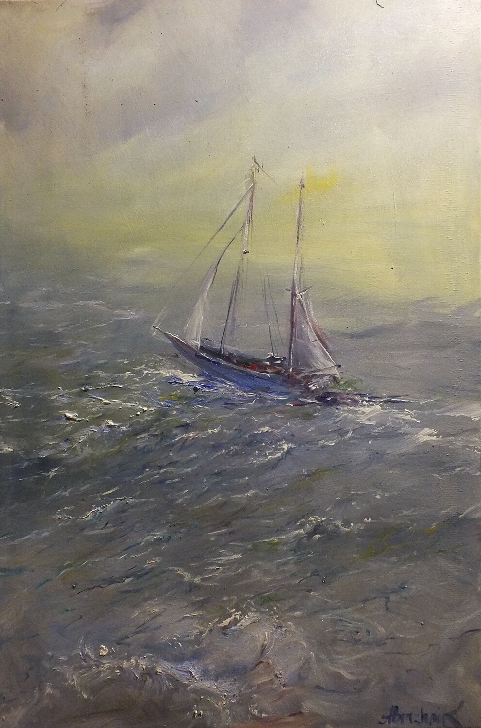 Seascape Artem Brazhnik Peinture originale à vendre