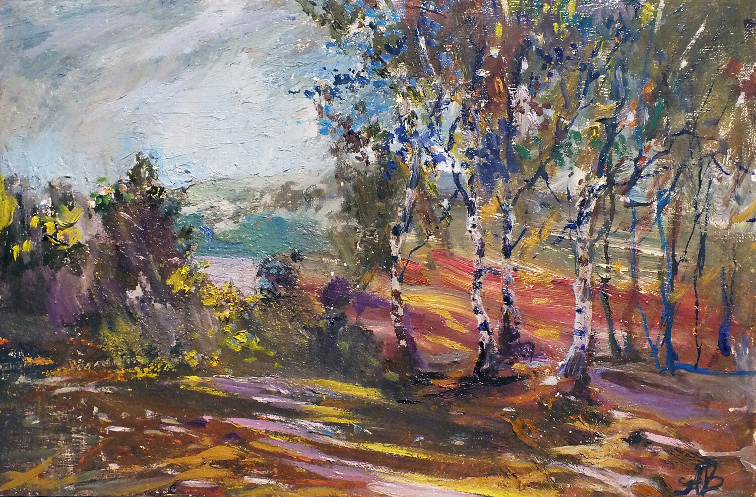 Rain Artem Brazhnik Pintura original en venta