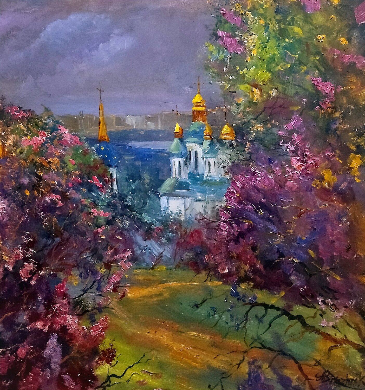 Spring Artem Brazhnik Origineel schilderij te koop