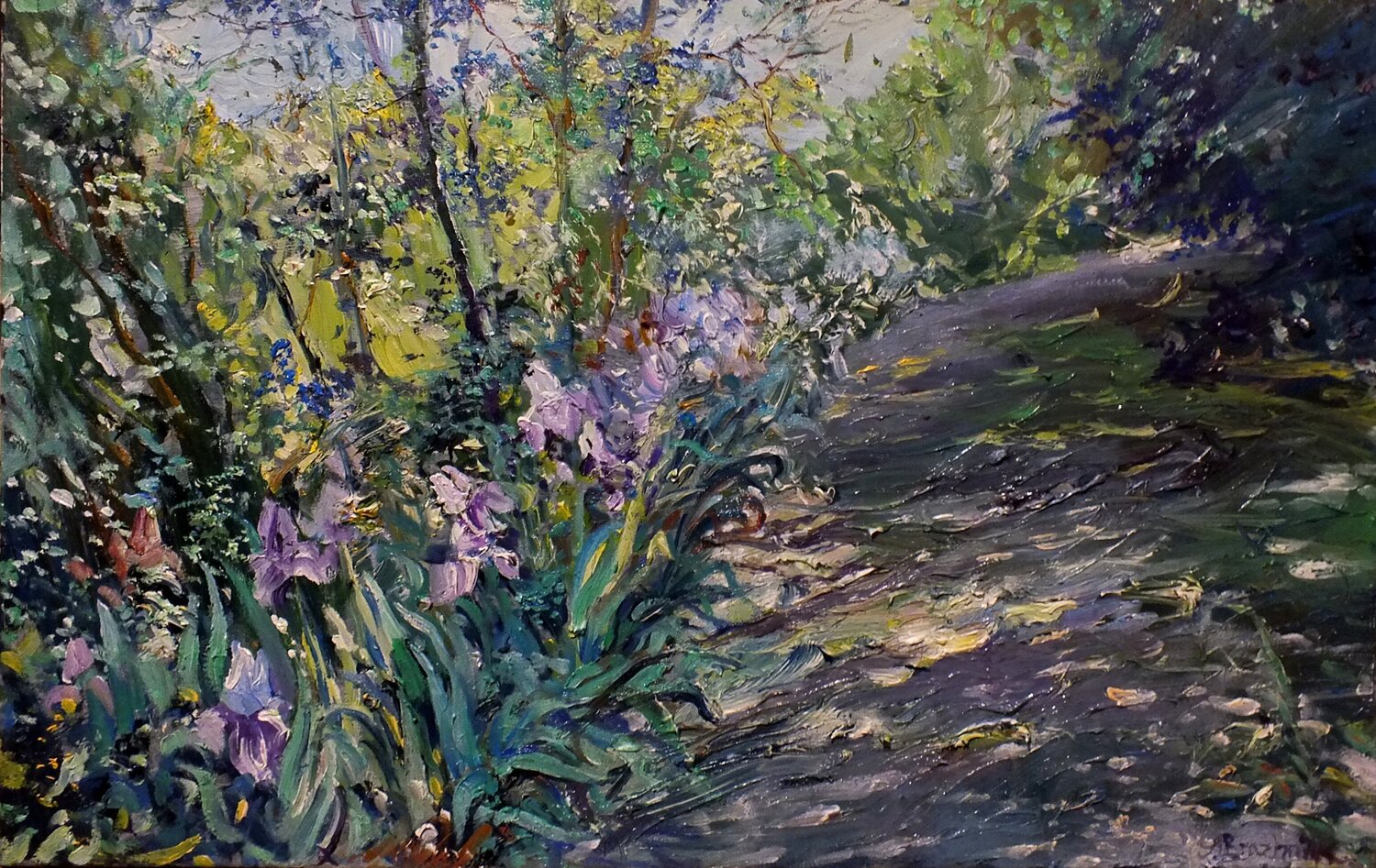 Irises Artem Brazhnik Origineel schilderij te koop
