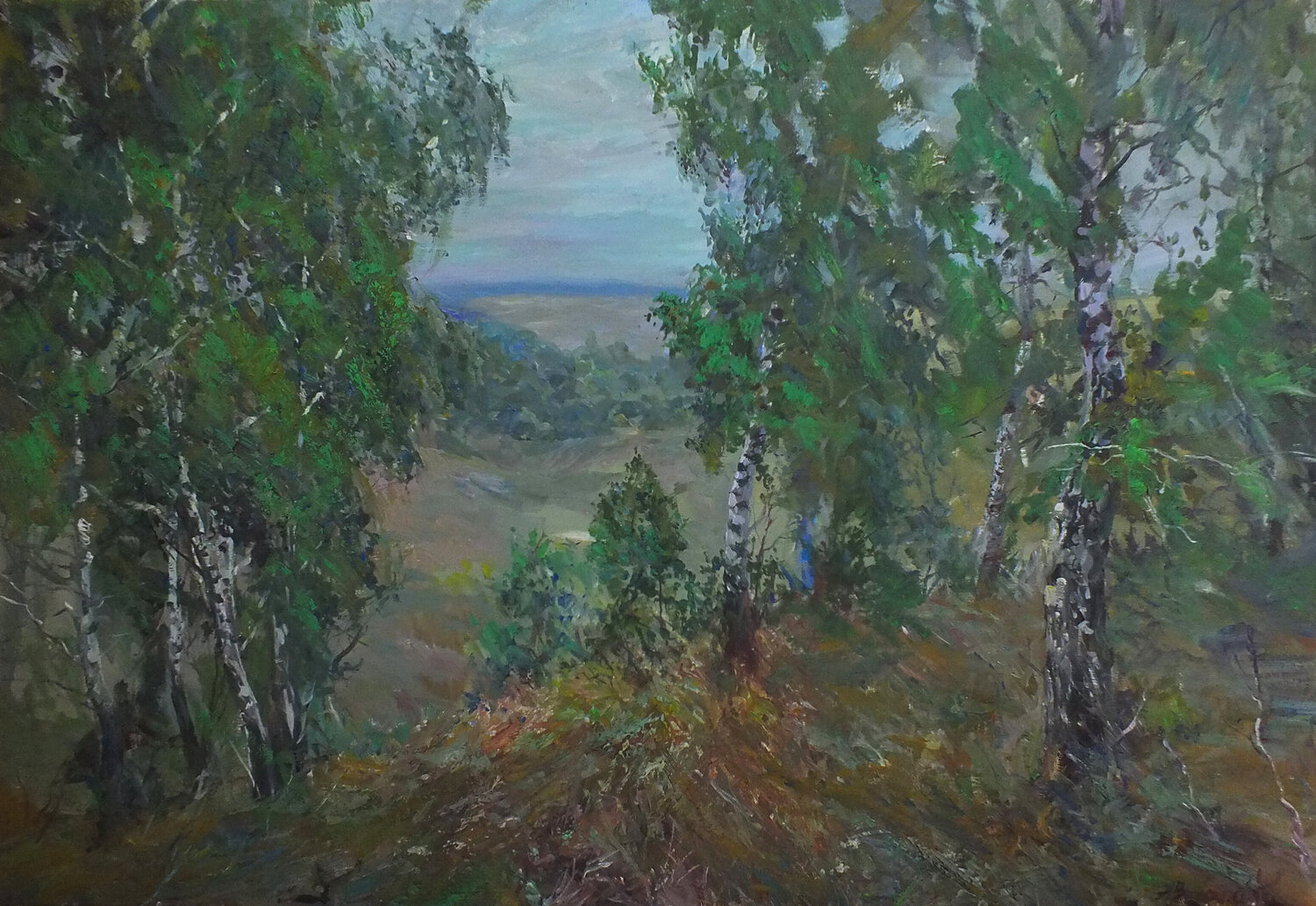 Forest Artem Brazhnik Origineel schilderij te koop