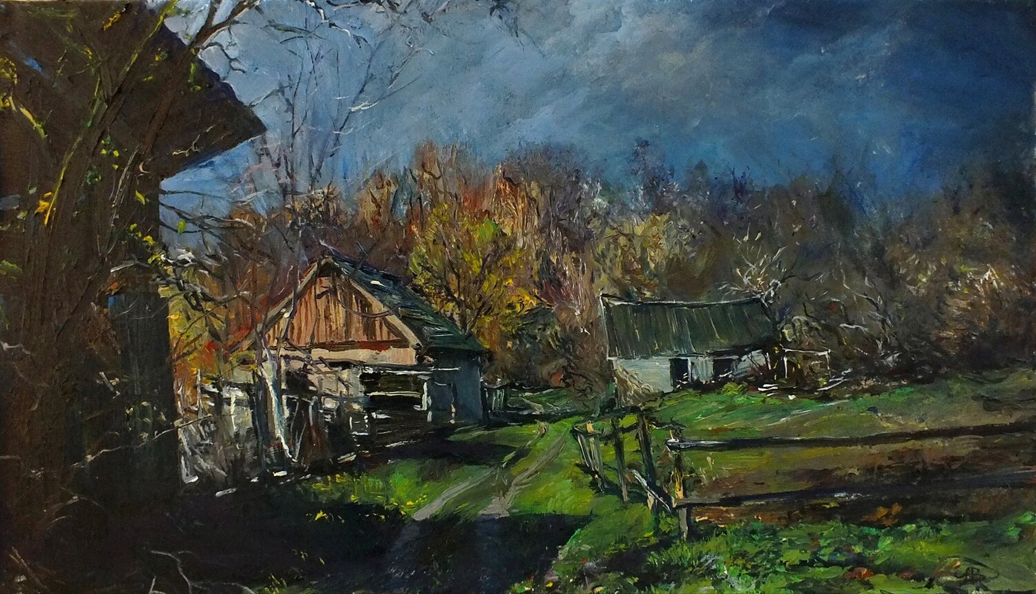 Sunny day Artem Brazhnik Origineel schilderij te koop