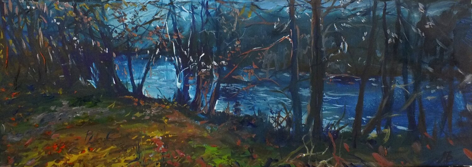 Autumn Artem Brazhnik Original painting for sale