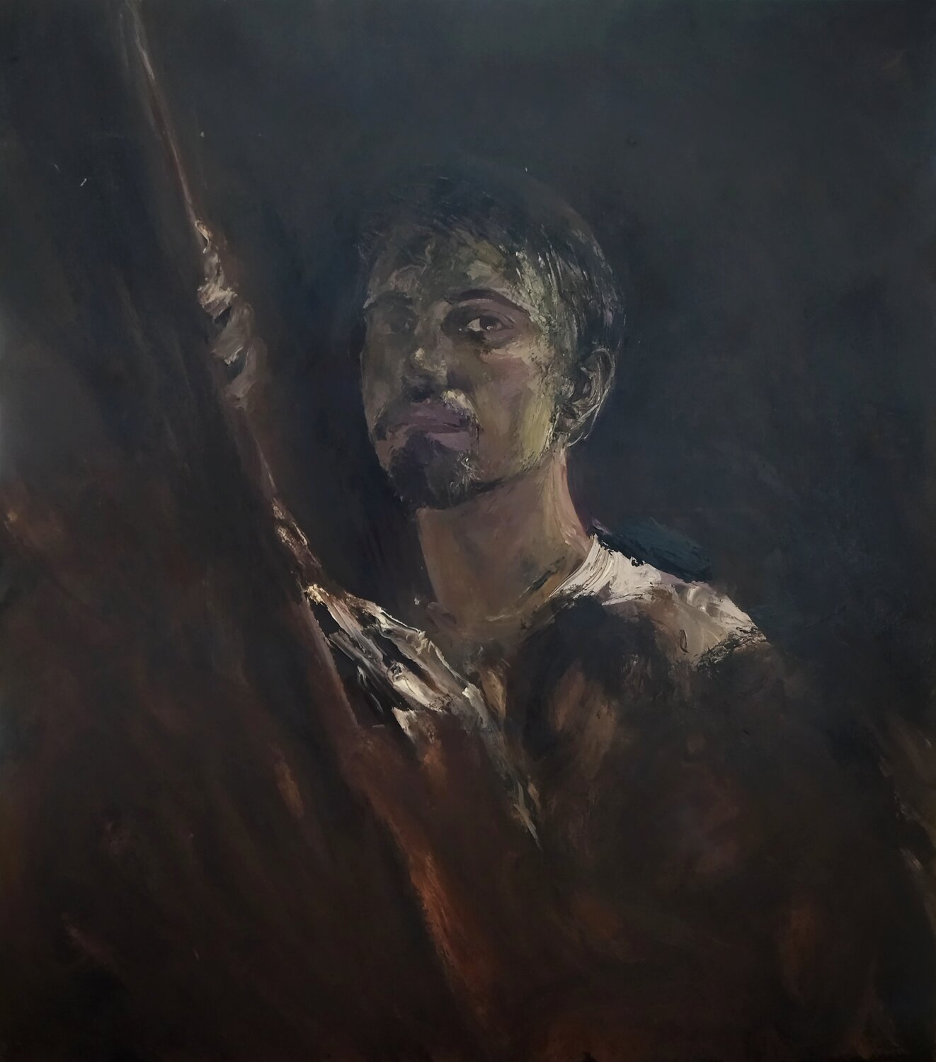 Selfportrait Artem Brazhnik Originalgemälde zu verkaufen