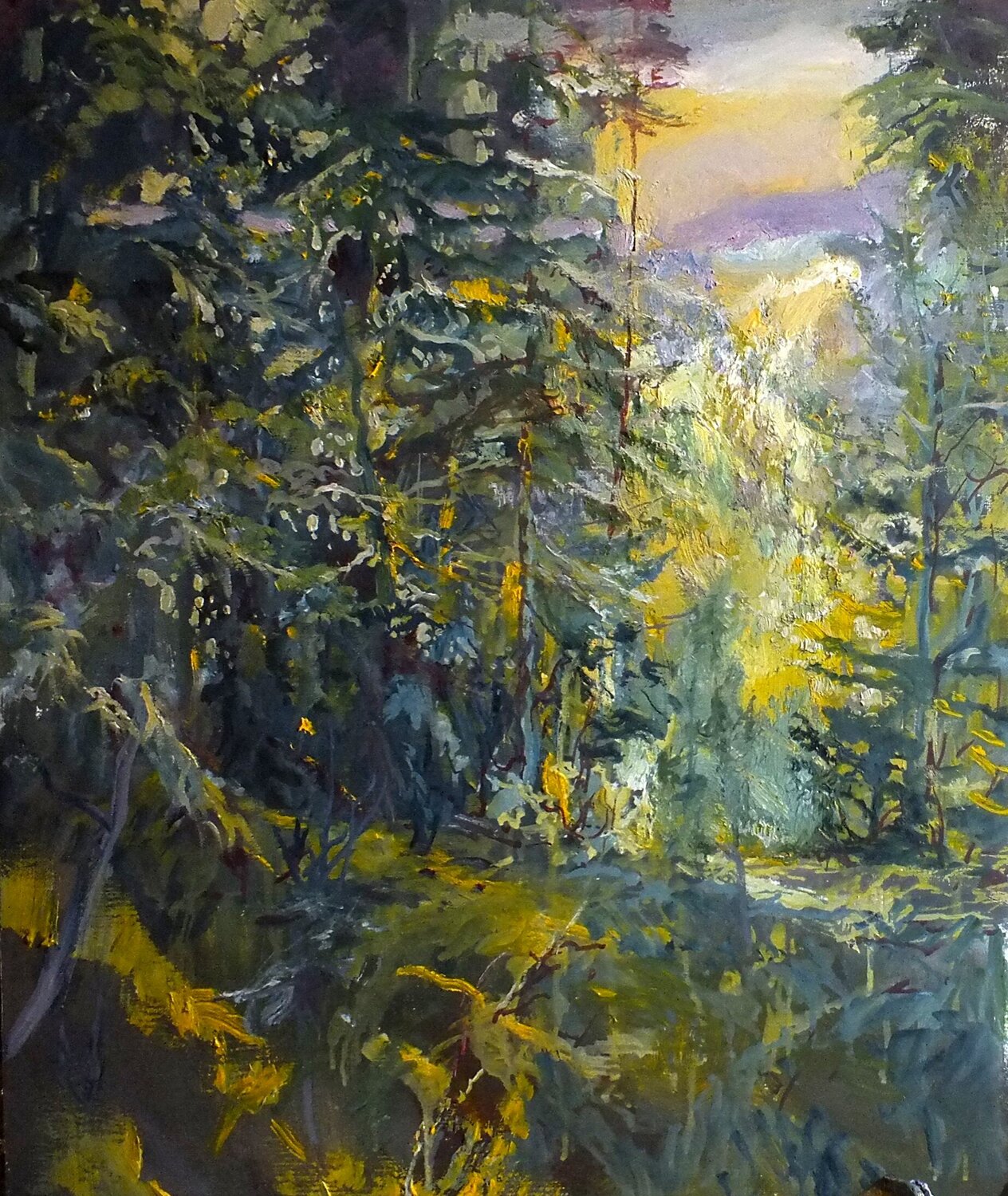 Mountains Artem Brazhnik Original painting for sale