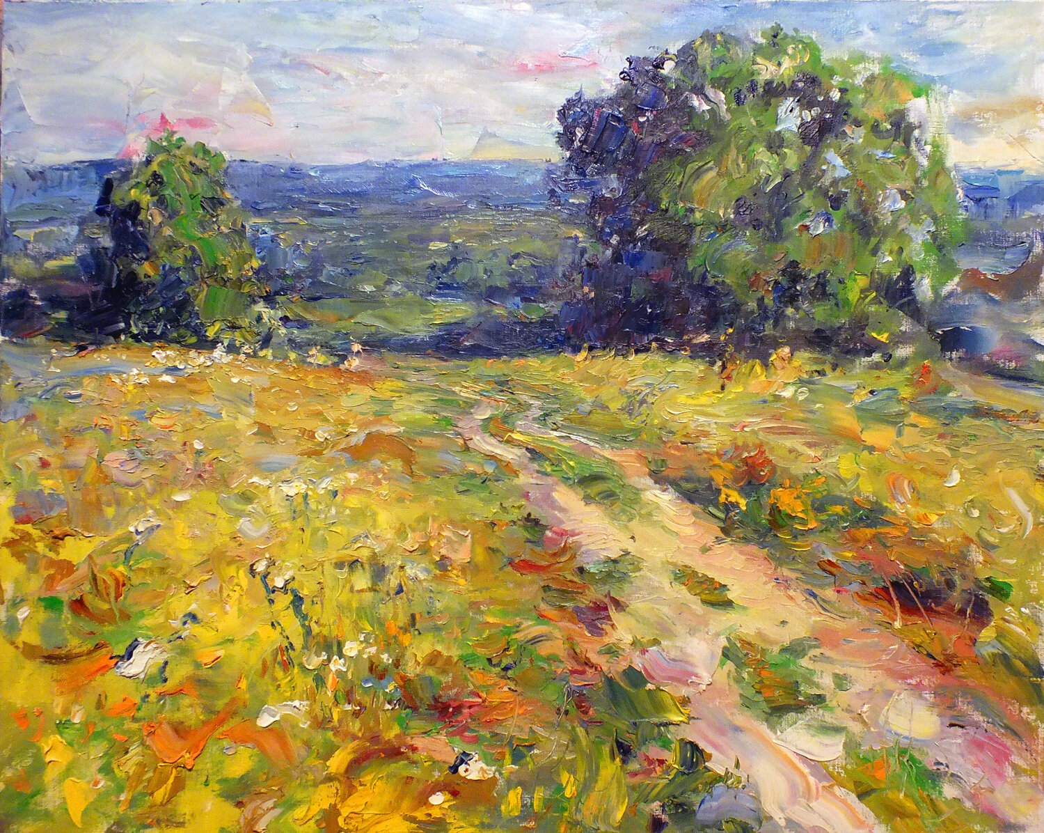 Sunny day Artem Brazhnik Original painting for sale