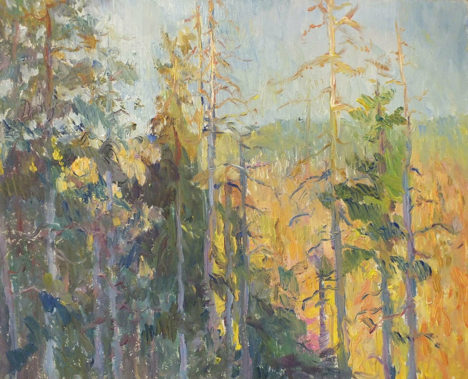 Evening in the Forest Artem Brazhnik Pintura original en venta