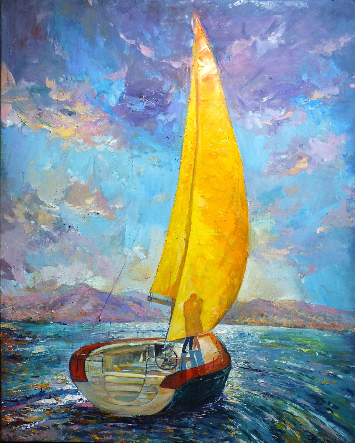 Journey Artem Brazhnik Origineel schilderij te koop